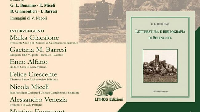 Presentazione volume di G.B. Ferrigno “Letteratura e Bibliografia di Selinunte”