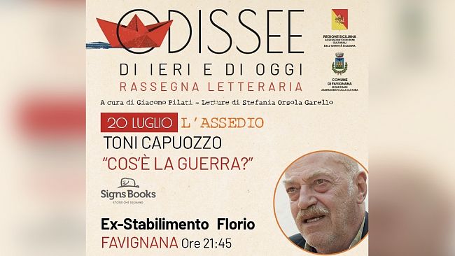 Toni Capuozzo a Favignana per la rassegna letteraria 