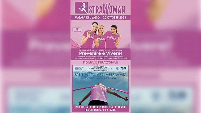 Mazara, Fidapa e Strawoman insieme per la terza edizione della “Passeggiata in Rosa per la Vita”