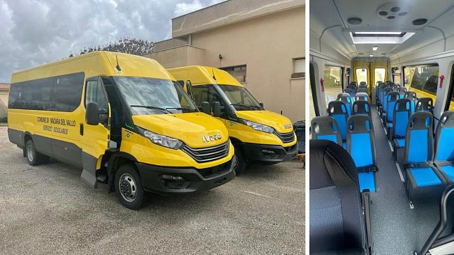 Mazara, consegnati due dei tre scuolabus acquistati dal Comune