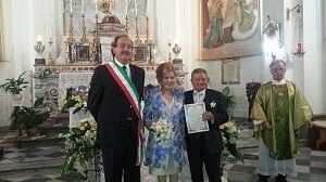 Mazara, 50° anniversario di matrimonio per i coniugi Grosso