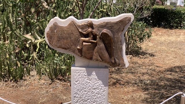 Custonaci, svelata la stele in ricordo di Nanny Biondo