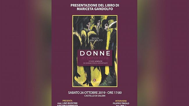 Salemi, Al Castello Arabo Normanno la presentazione del libro di Mariceta Gandolfo