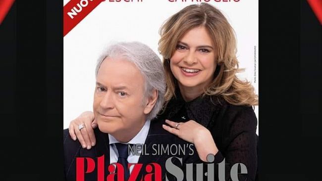 Corrado Tedeschi e Debora Caprioglio in scena al Cine Teatro Ariston