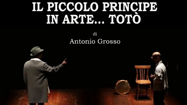 A Tre Fontane il “Piccolo Principe... in Arte Totò”, di Antonio Grosso al Salotto Culturale Insonnia