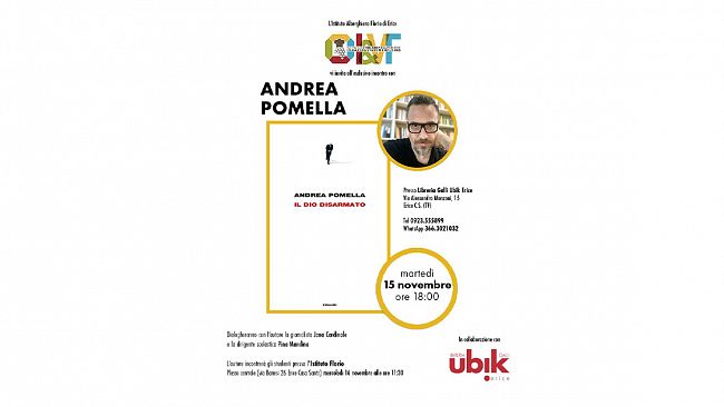 Andrea Pomella presenta a Erice 