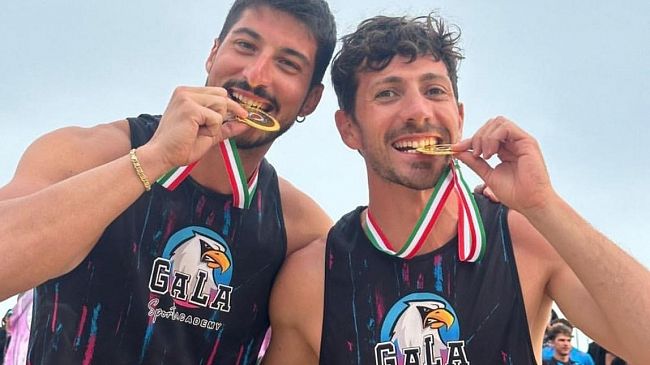 Il castelvetranese Dario Caracci campione italiano insieme a Marco Lombardo a Bibione