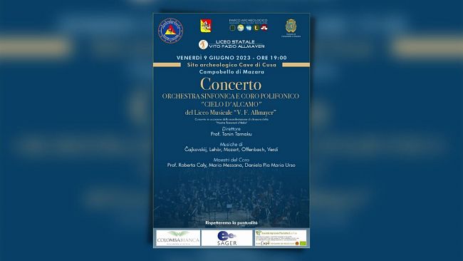 Concerto dell’orchestra sinfonica e del coro “Cielo d’Alcamo”, alle Cave di Cusa