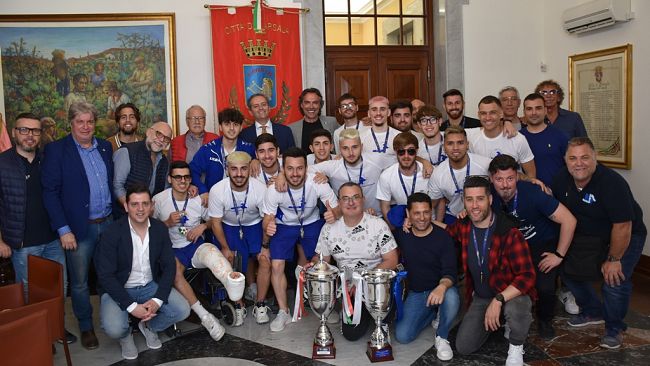 Il Marsala Futsal ricevuto a Palazzo Comunale 