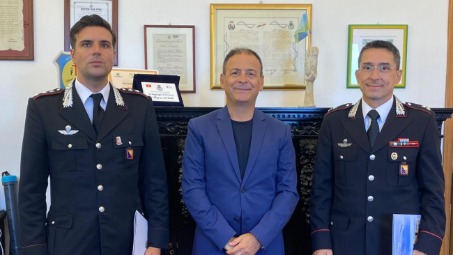 Mazara, il sindaco Quindi incontra il nuovo comandate dei Carabinieri Tomaselli e l'ex comandante Testa