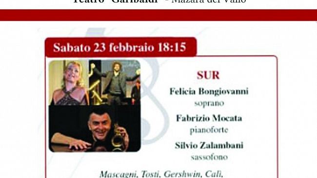 Al Teatro Garibaldi l’esibizione “SUR” dei maestri Bongiovanni, Mocata e Zalambani.