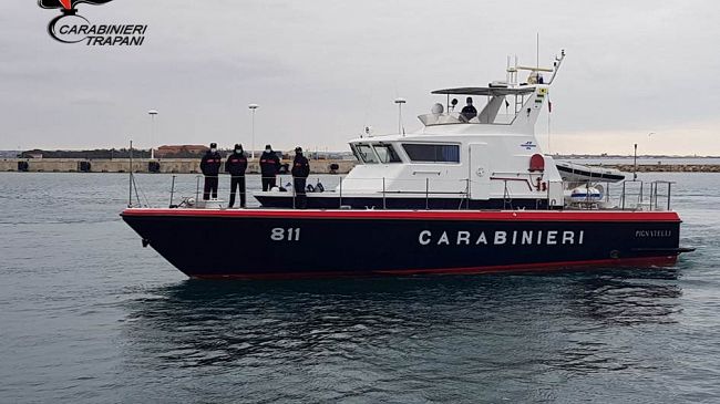 Trapani, pesce non tracciato: sanzioni dei Carabinieri