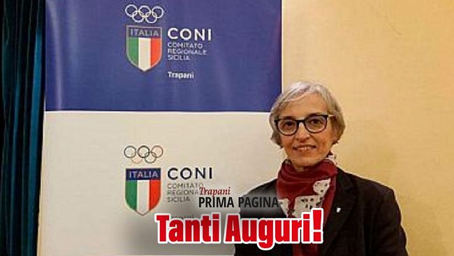 “Buon compleanno” ad Elena Avellone, delegata provinciale Coni