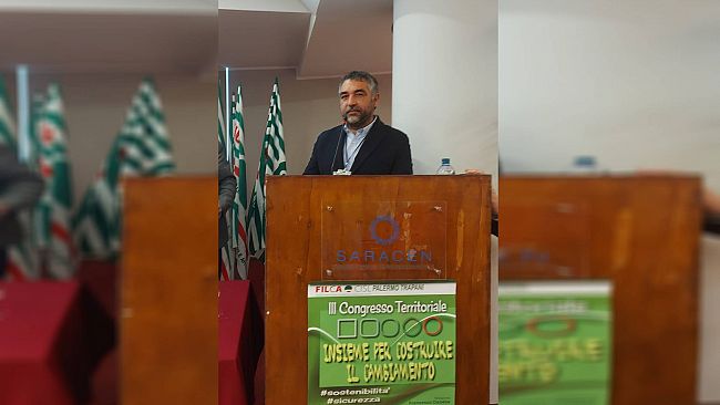 Filca Cisl Palermo-Trapani, Francesco Danese rieletto segretario provinciale