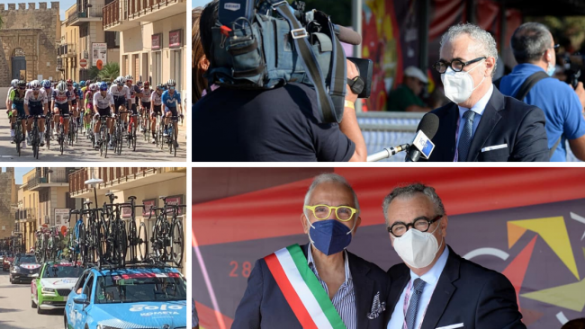 Il Giro di Sicilia oggi a Partanna e nel Belice