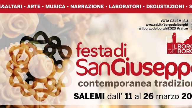Salemi, dall'11 al 26 marzo torna la Festa di San Giuseppe