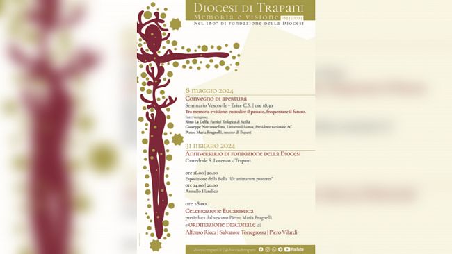 Tra memoria e visione: le celebrazioni per il 180° anniversario della Diocesi di Trapani