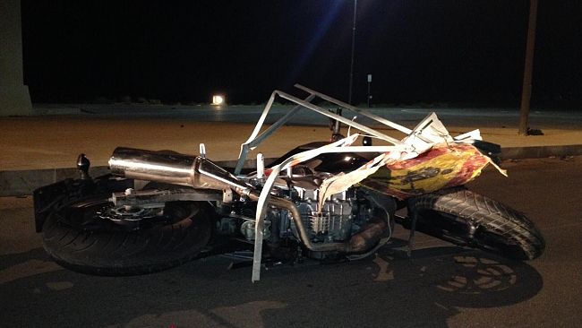 Mazara, incidente a causa di un anomalo cartello lavori in corso. Un motociclista ed una donna feriti.