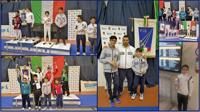 Scherma 2^ Prova Nazionale U14: La Mazara Scherma A.S.D. tra Riccione e San Severo conquista un Bronzo e due finali