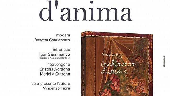 Venerdì 18 maggio a Castelvetrano presentazione del libro di Vincenzo Fiore, Inchiostro d’Anima,