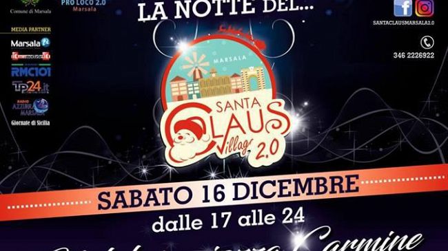 Marsala: Sabato 16 dicembre la Notte di Santa Claus: è festa in Piazza Carmine