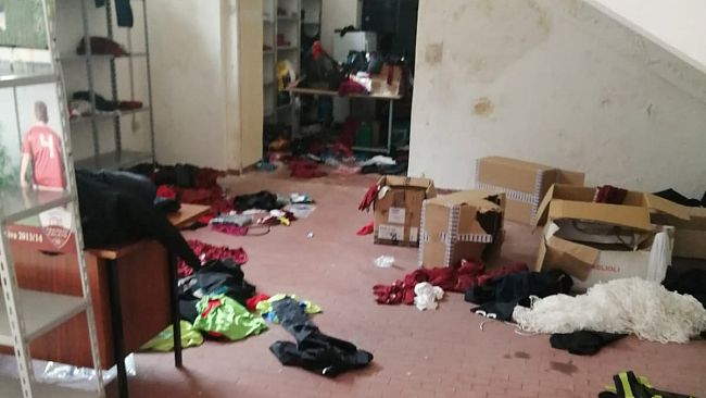 ESCLUSIVA – Trapani, devastato il centro sportivo “Roberto Sorrentino”