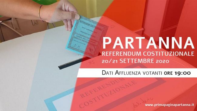 Partanna, Referendum: affluenza alle ore 19:00