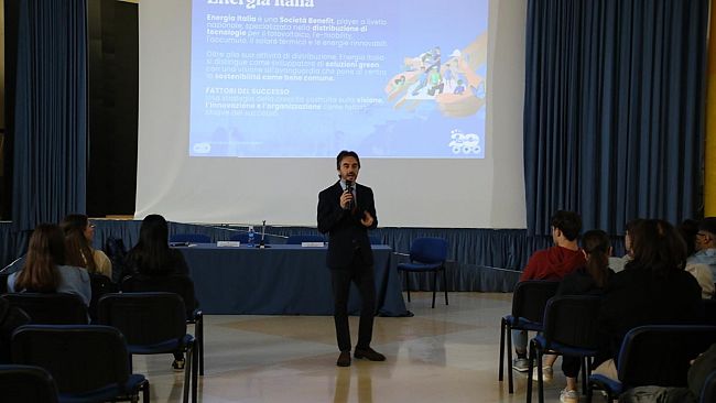Gli alunni del Cipolla, incontrano Energia Italia per parlare di sostenibilità