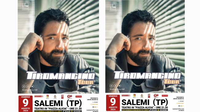 ​Tiromancino in concerto per 'Salemi dEstate 2024'