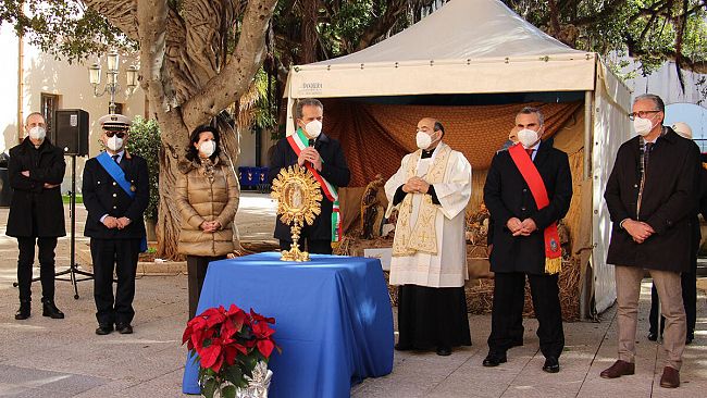 Marsala, Simulacro della Madonna Cava nell'Atrio Comunale