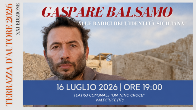 Valderice, Gaspare Balsamo inaugura la XXI edizione di Terrazza d’Autore