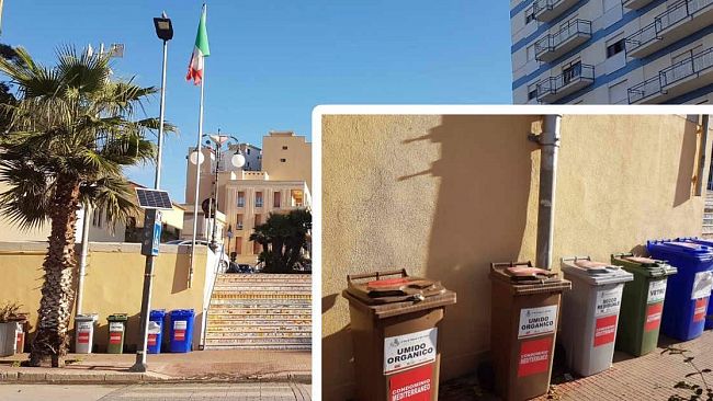 Ma per questi cassonetti condominiali non vi era altro posto?