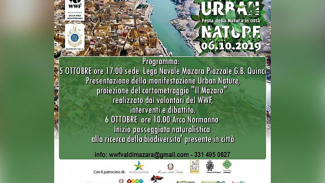 URBAN NATURE, la festa della natura in città organizzata dal WWF OA Sicilia area Mediterranea