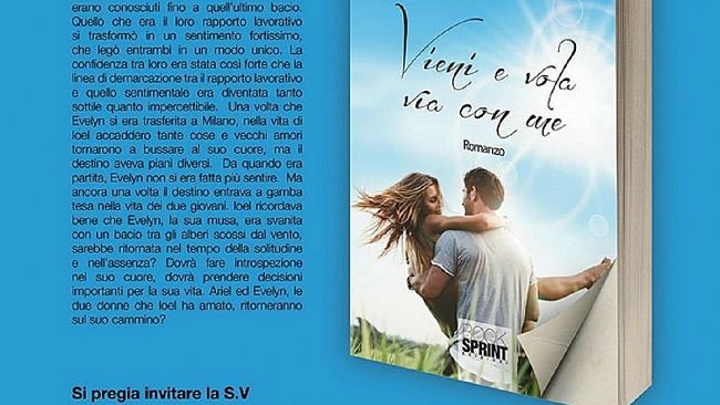 Domenica nell’ex chiesa Addolorata si presenta “Vieni e vola via con me”, il nuovo libro di Umberto Rubino