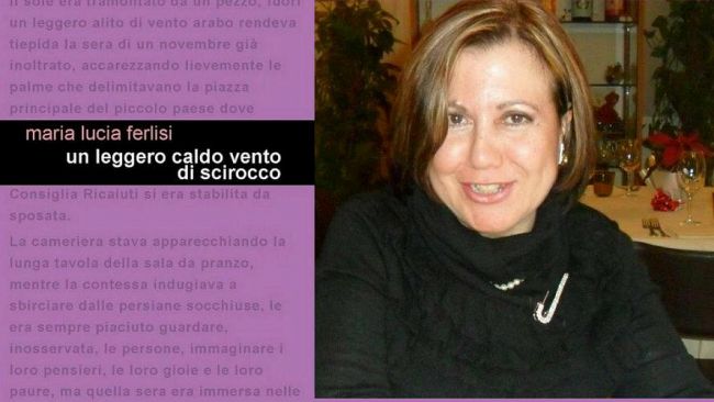 Maria Lucia Ferlisi: “Un leggero caldo vento di scirocco”