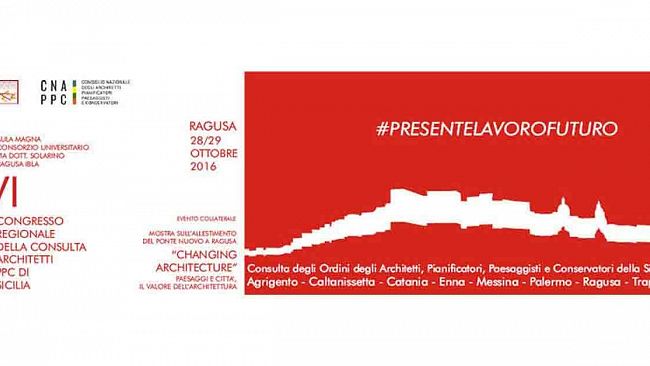 Architetti, al via il VI congresso della consulta regionale della Sicilia il 28 e 29 ottobre a Ragusa Ibla