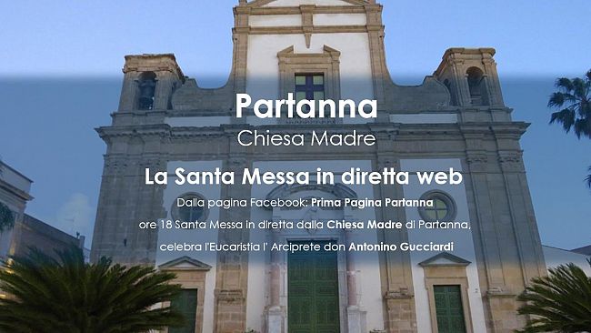 Partanna, la Santa Messa in diretta web: oggi alle 18
