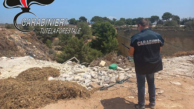 Marsala: quattro persone denunciate per lo smaltimento illegale di rifiuti
