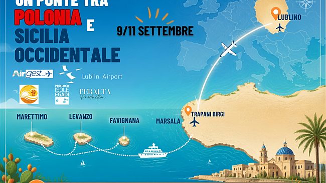 Dalla Polonia alle Egadi, il nuovo ponte del turismo passa da Lublino