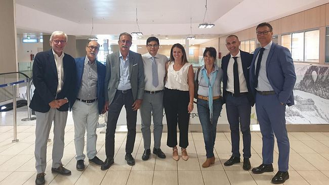 Delegazione di Diventerà Bellissima incontra il Presidente di Airgest Ombra