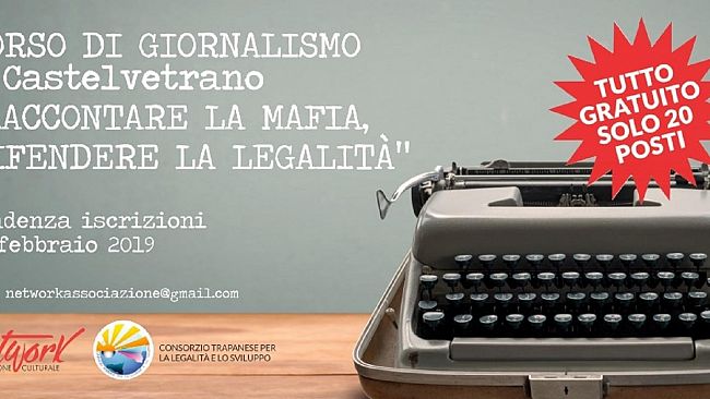 “Raccontare la mafia, difendere la legalità”. Un corso di giornalismo gratuito a Castelvetrano