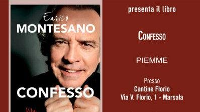 Enrico Montesano presenta il suo libro presso le Cantine Florio