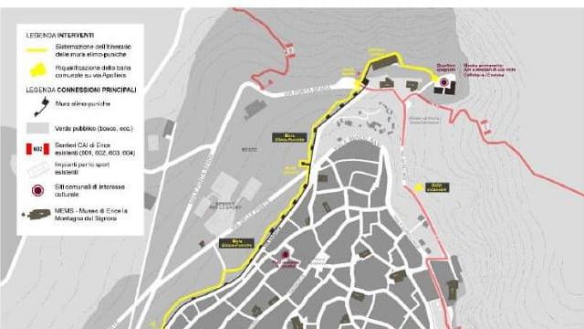 Riqualificazione del Borgo di Erice: finanziato il progetto di sistemazione dell’itinerario turistico delle mura Puniche