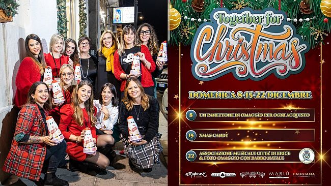 “Together for Christmas”, proseguono le iniziative di alcuni commercianti di via Fardella