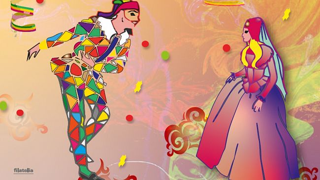 Poste Italiane celebra il Carnevale 2021 con una cartolina filatelica