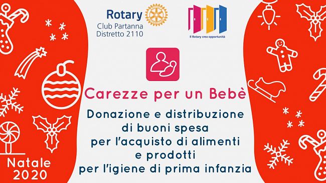 Rotary Club Partanna: progetto “Carezze per un bebe’”