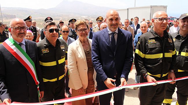 Custonaci, inaugurato il nuovo presidio dei vigili del fuoco