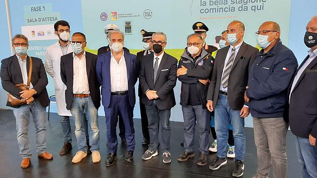 Partanna, inaugurato HUB vaccinale