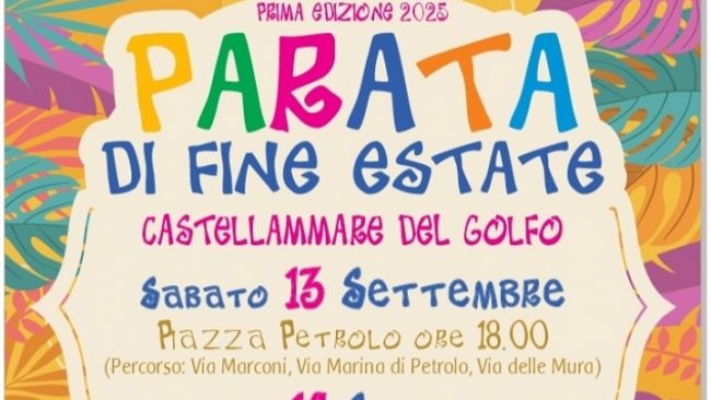 Castellammare, parata di carri per salutare l'estate