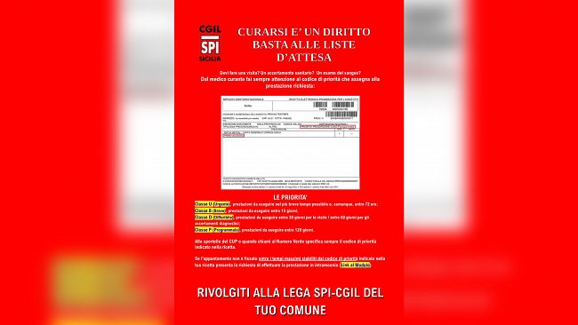 Lo Spi Cgil al fianco dei cittadini, da battaglia alle liste di attesa
